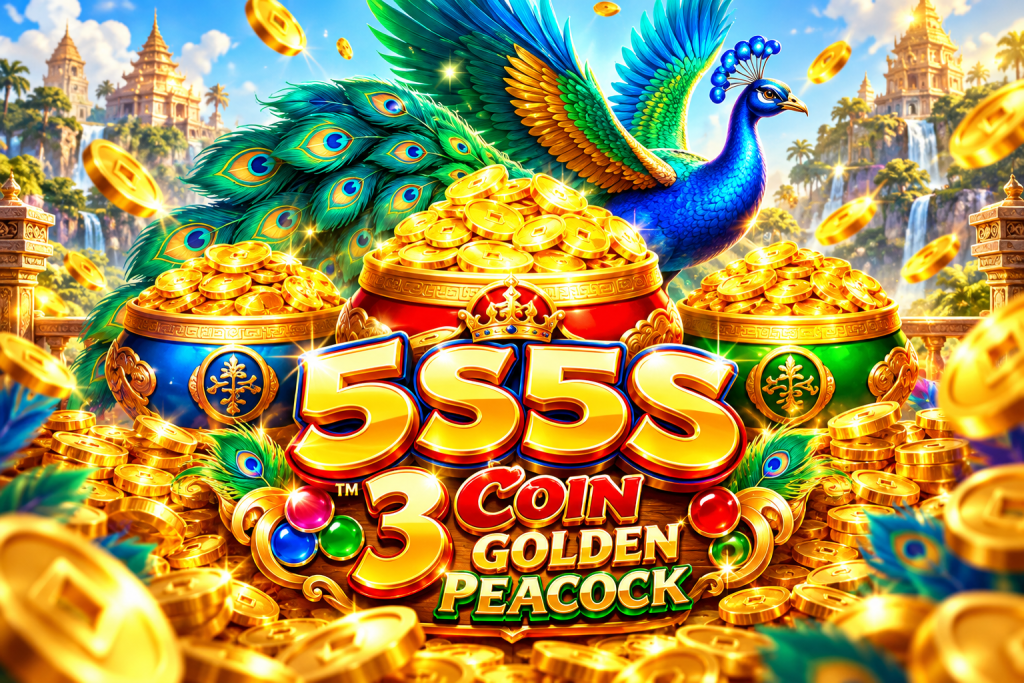 5S5S 3 Coin Golden Peacock